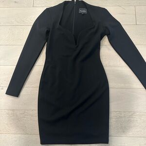 Black Long Sleeved Nookie dress